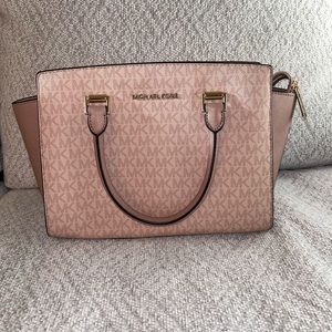 Mauve (Lite Pink) Michael Kors Satchel.